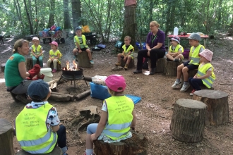Nursery Group at Queenswood Country Park & Arboretum