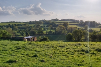 View across fields