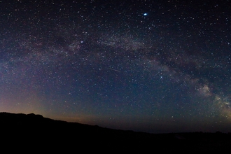 Milky Way in night sky