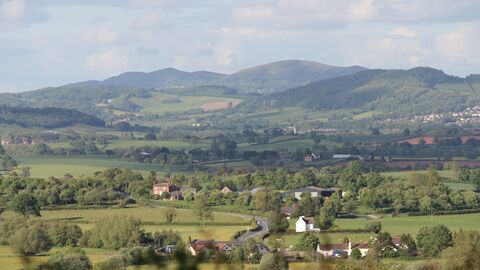 View of Herefordshire Landscape