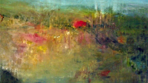 bright coloured impressionist style painting