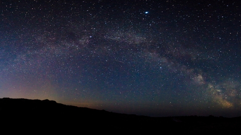 Milky Way in night sky