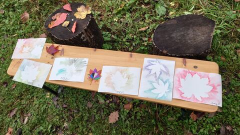 Example artwork done at one of the drop-in art sessions