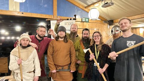 Meet the Vikings re-enactors