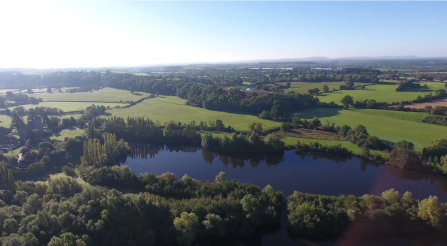 View over Bodenham Lake