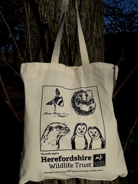 Cotton bag with illustrations