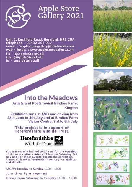 Flyer advertising the exhibition