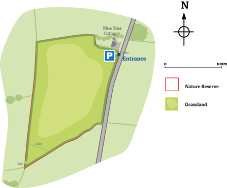 Page's Pasture site map