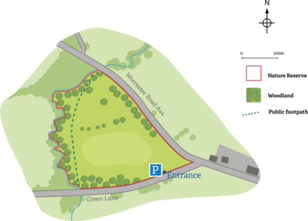 Stockings Meadow site map
