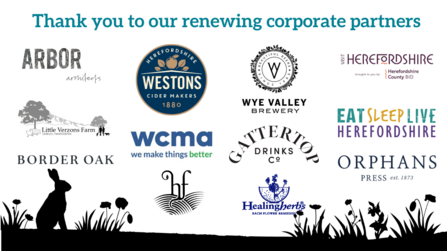 A collection of corporate partners logos